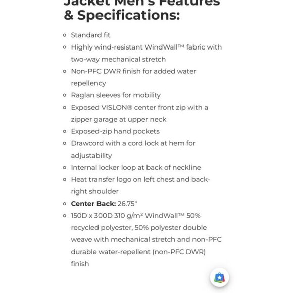 The North Face Camden soft shell windfall jacket. Men’s XL - Picture 7 of 9